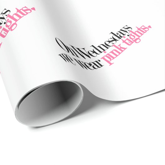 Op woensdag Draag we roze panty’s inpakpapier (Rol Hoek)