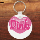 Op woensdag draag we roze sleutelhanger (Voorkant)