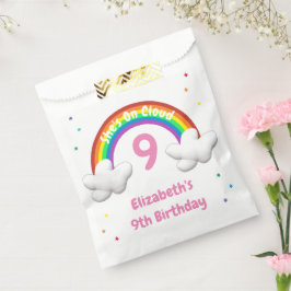Op Wolk 9! Rainbow Birthday Bedankzakje