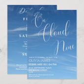 Op wolk negen vrijgezelle weekendroute kaart (Voorkant / Achterkant)