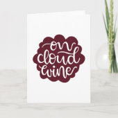 Op wolkenwijn kaart (Voorkant)
