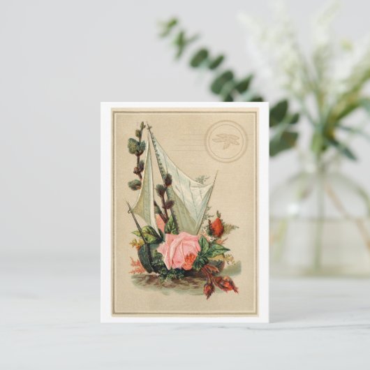 Op Zee - Briefkaart (Staand voorkant)