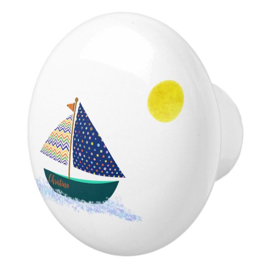 Op Zee Keramische Knop (Rechts)