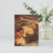 Op zee meermin & Zeeman Briefkaart (Staand voorkant)