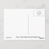 Op zee meermin & Zeeman Briefkaart (Achterkant)