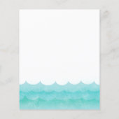 Op Zee Nautical Wedding Flyers (Achterkant)