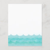 Op Zee Nautical Wedding Flyers (Voorkant)