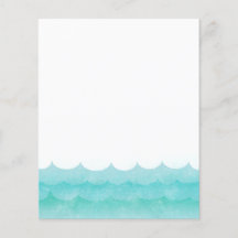 Op Zee Nautical Wedding Flyers