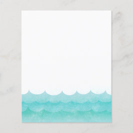 Op Zee Nautical Wedding Flyers