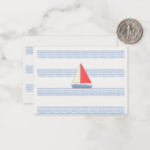 Op Zee Notitiekaartje (Voorkant / Achterkant in situ)