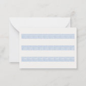 Op Zee Notitiekaartje (Achterkant)