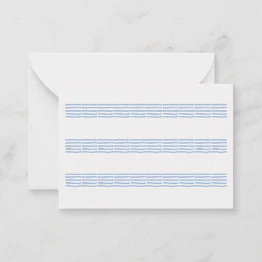 Op Zee Notitiekaartje (Achterkant)