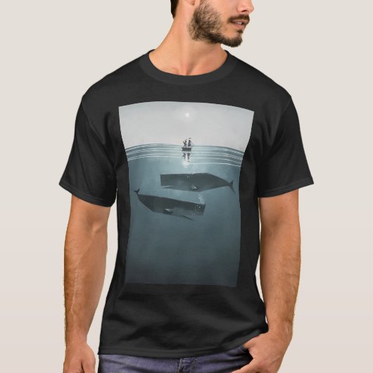 Op zee. t-shirt (Voorkant)