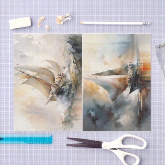 Op Zee Tissuepapier (Craft)