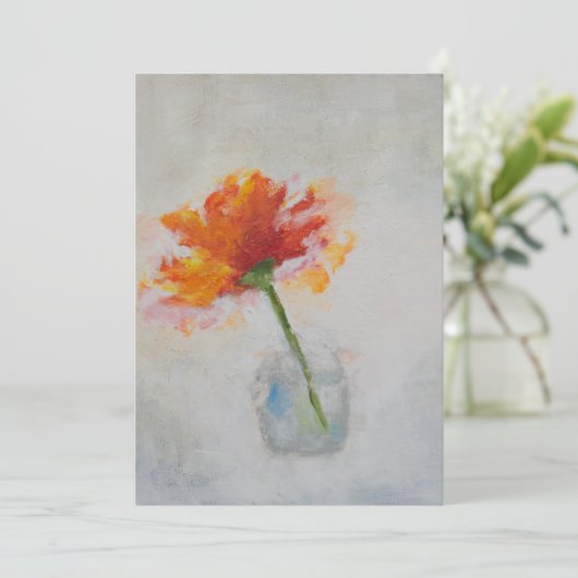 Op zichzelf bedankkaart (Staand voorkant)