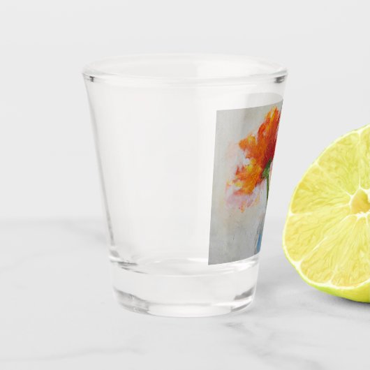 Op zichzelf shot glas (Links)