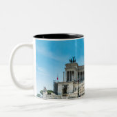 op zijn best rome tweekleurige koffiemok (Links)