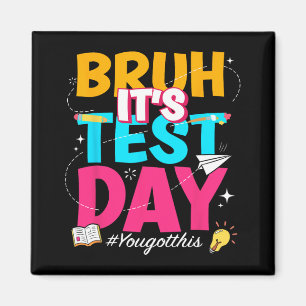 Op zijn testdag kreeg je deze ster state test-lera magneet