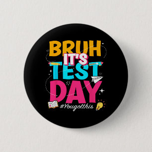 Op zijn testdag kreeg je deze ster state test-lera ronde button 5,7 cm