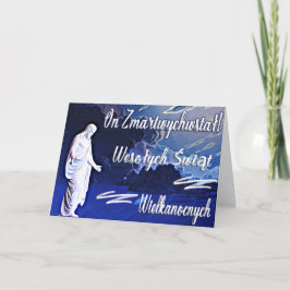 Op Zmartwywstał! - Wielkanocna kartka z pozdrowien Kaart