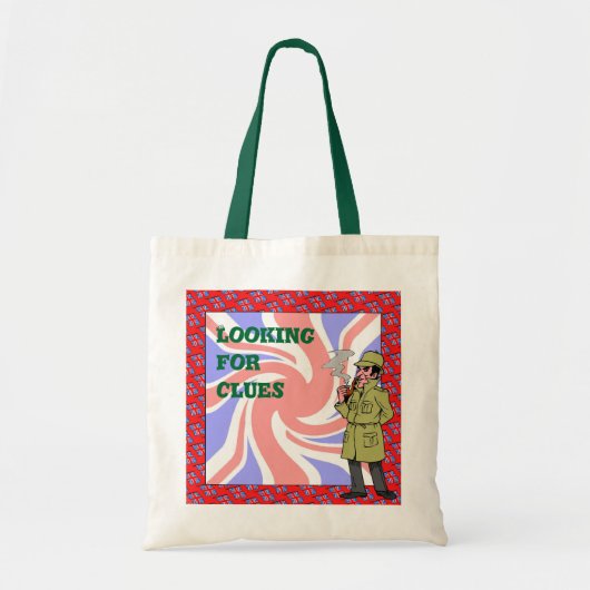 Op zoek naar aanwijzingen tote bag (Voorkant)