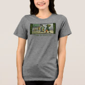 Op zoek naar betere grond Tri-Blend shirt (Voorkant)