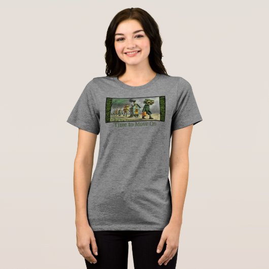 Op zoek naar betere grond Tri-Blend shirt (Voorkant volledig)