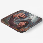 Op zoek naar Bigfoot Sasquatch Selfie Papieren Bordje (Gebogen)