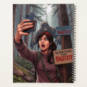 Op zoek naar Bigfoot Sasquatch Selfie Planner (Achterkant)