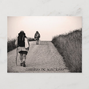 Op zoek naar Camino de Santiago Briefkaart