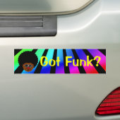 Op zoek naar de funk? Ik heb het hier. Bumpersticker (Op auto)