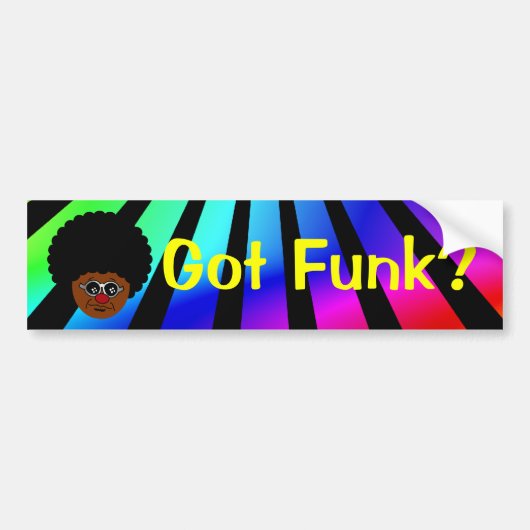 Op zoek naar de funk? Ik heb het hier. Bumpersticker (Voorkant)