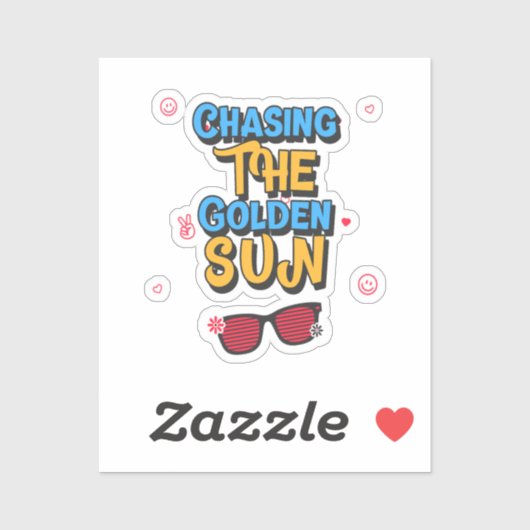 Op zoek naar de Golden Sun Sticker (Vel)