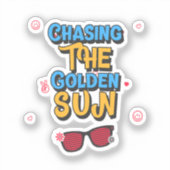 Op zoek naar de Golden Sun Sticker (Voorkant)
