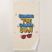 Op zoek naar de Golden Sun Strandlaken (Voorkant)