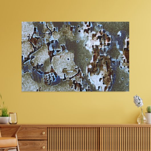 Op zoek naar de ziel acryl zijde wassen canvas afdruk (Insitu (Woonkamer))