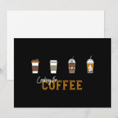 Op zoek naar Delicious Coffee Drink Feestdagenkaart (Voorkant / Achterkant)