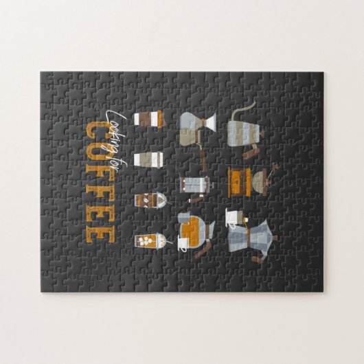 Op zoek naar Delicious Coffee Drink Legpuzzel (Horizontaal)