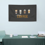 Op zoek naar Delicious Coffee Drink Spandoek (Beurs)