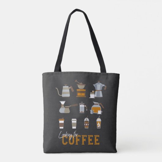 Op zoek naar Delicious Coffee Drink Tote Bag (Achterkant)