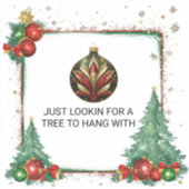 Op zoek naar een boom om mee te hangen sticker (Voorkant)