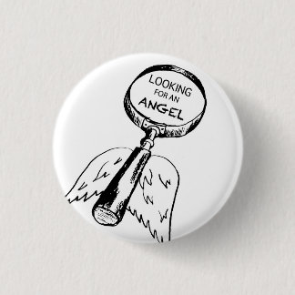 Op zoek naar een engel ronde button 3,2 cm