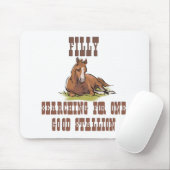 Op zoek naar een hengst muismat (Met muis)