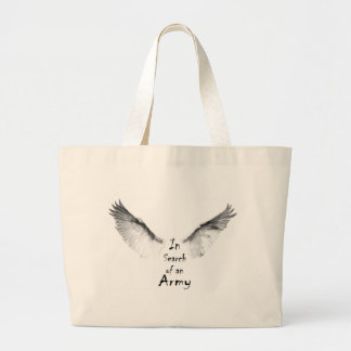 Op zoek naar een leger grote tote bag