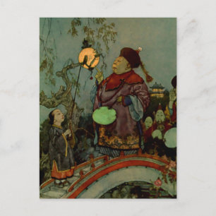 “Op zoek naar een nachtegaal” van Edmund Dulac Briefkaart