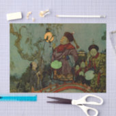 “Op zoek naar een Nachtegaal” van Edmund Dulac Tissuepapier (Craft)