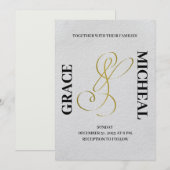 Op zoek naar een prachtig aangepaste trouwkaart kaart (Voorkant / Achterkant)