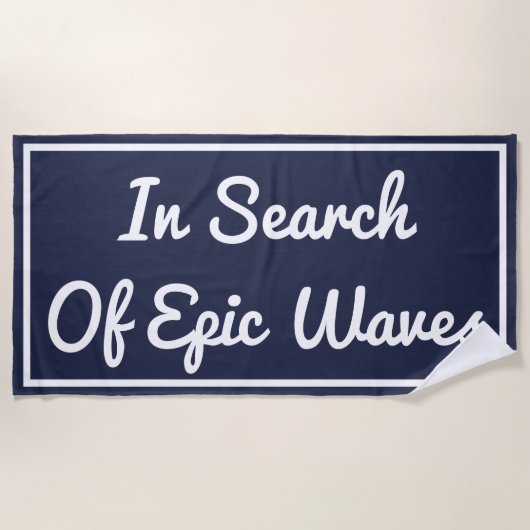 Op zoek naar epic Waves Beach Towel Strandlaken (Voorkant)