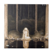 Op zoek naar haar Heart Fantasy Fairy Tale Tegeltje (Voorkant)