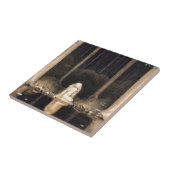 Op zoek naar haar Heart  Fantasy Fairy Tale Tegeltje (Zijkant)